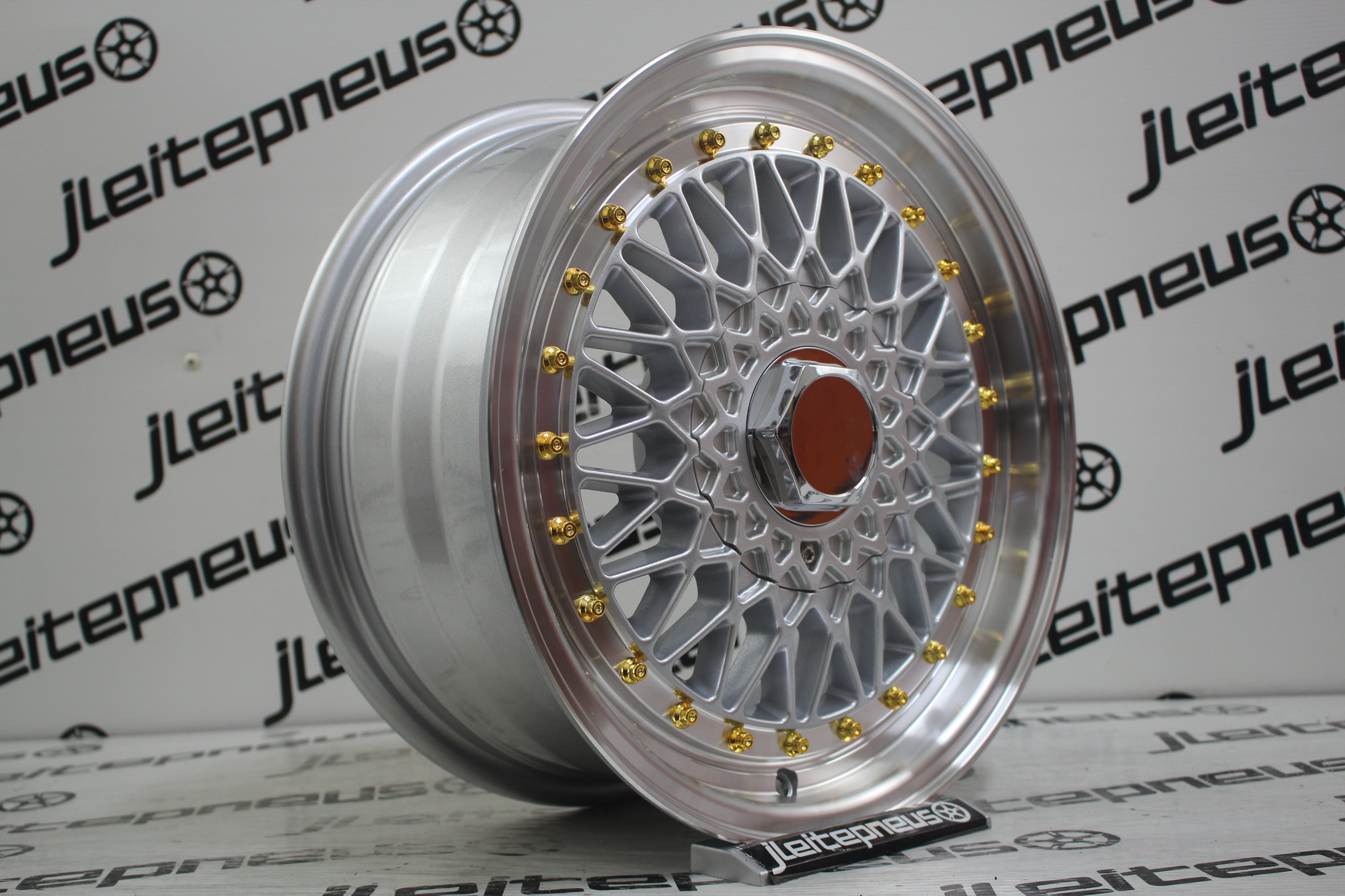 Jantes Novas Style BBS 15 4x100/108 6.5 ET23 - Fazemos Montagem/Envio