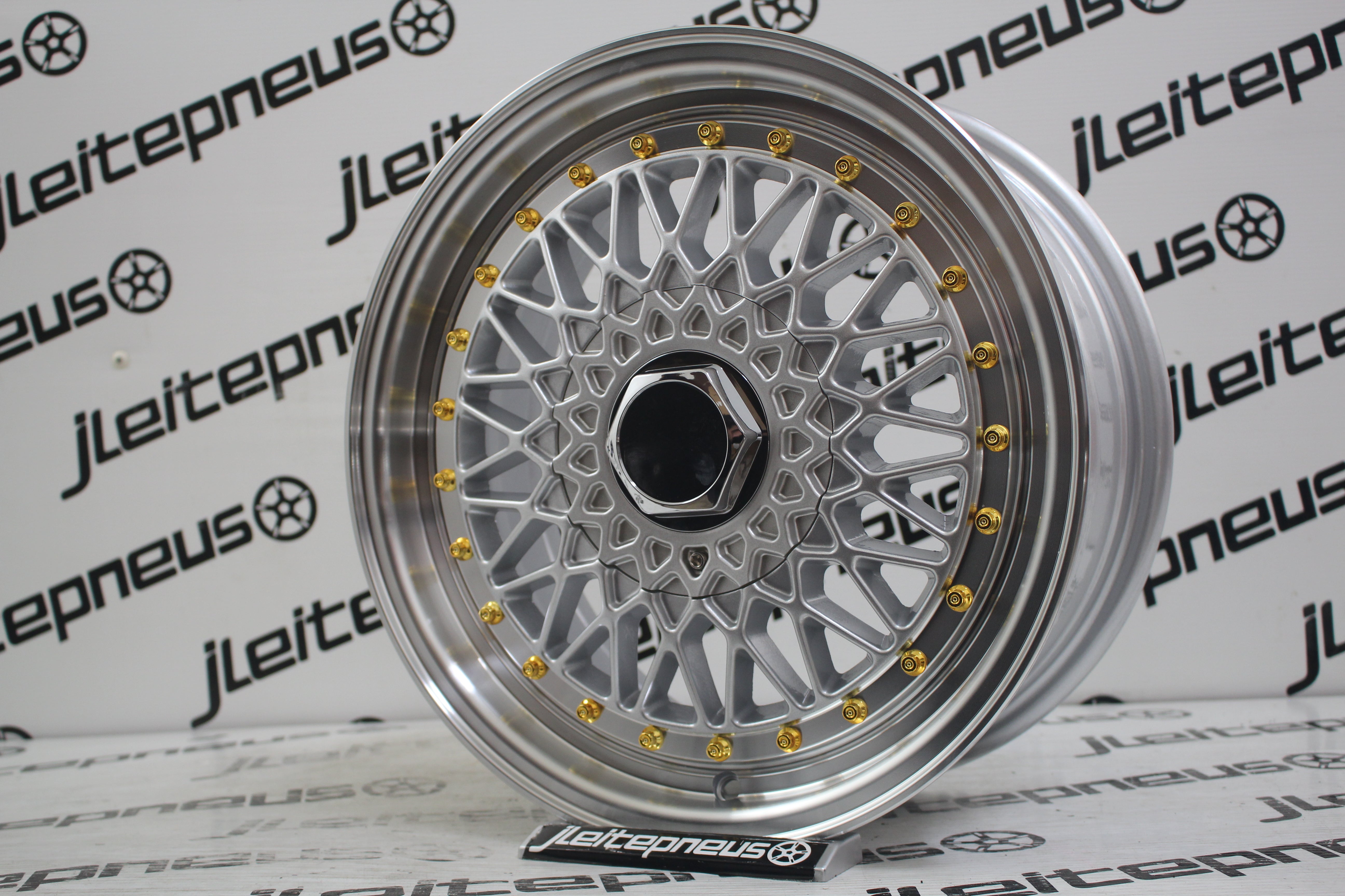 Jantes Novas Style BBS 15 4x100/108 6.5 ET23 - Fazemos Montagem/Envio