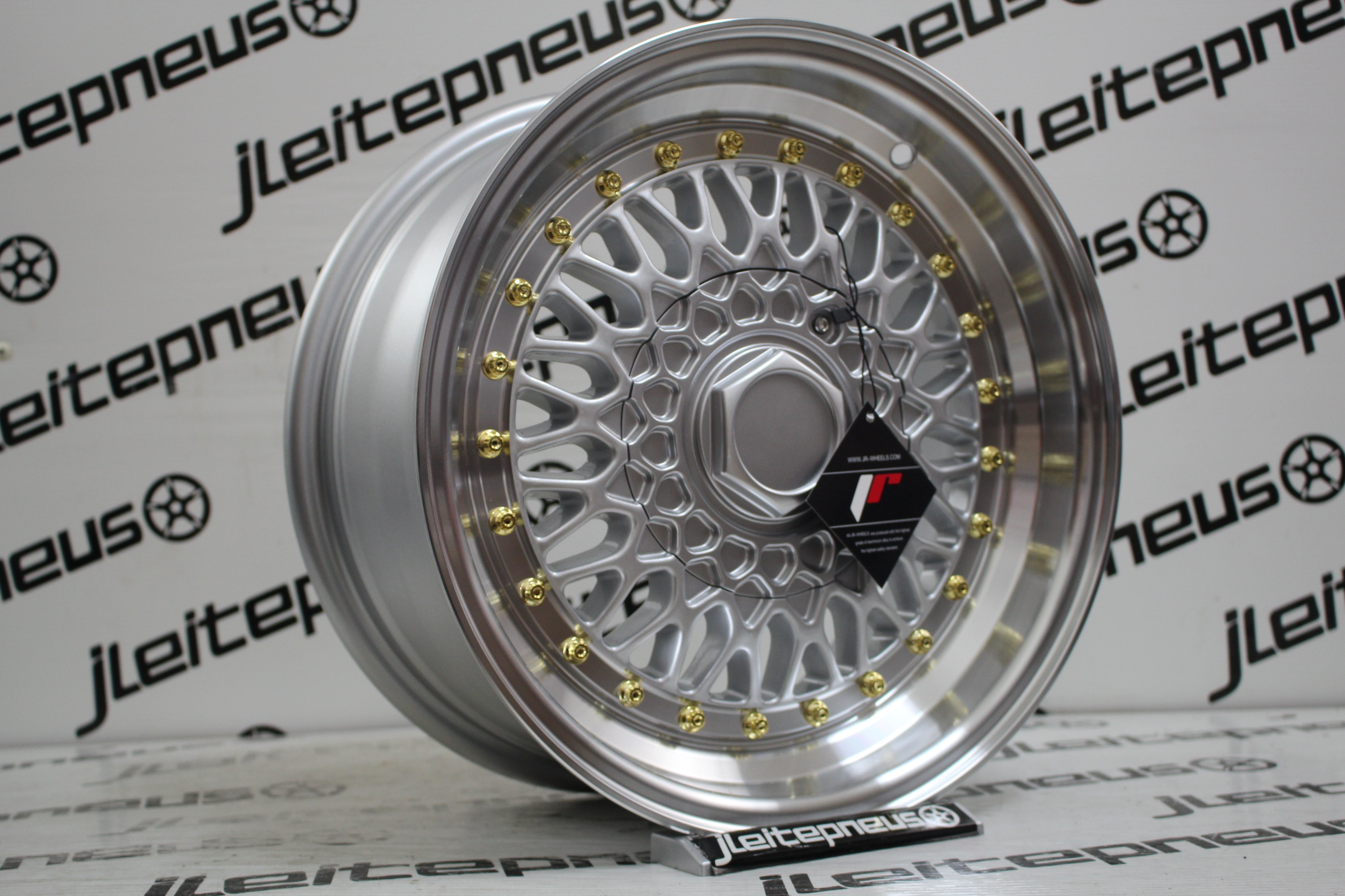 Jantes Novas Japan Racing JR9 15 4x100/108 7 ET20 - Fazemos Montagem/Envio