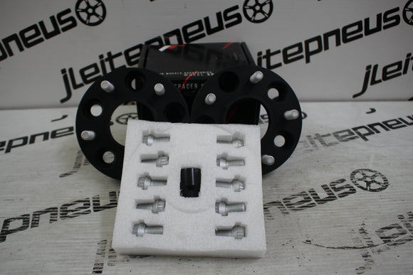 Kit Alargadores/Espaçadores Japan Racing 25mm 5x112 to 5x112 57.1 (M12x1.5 » M14x1.5) - Fazemos Montagem/Envio