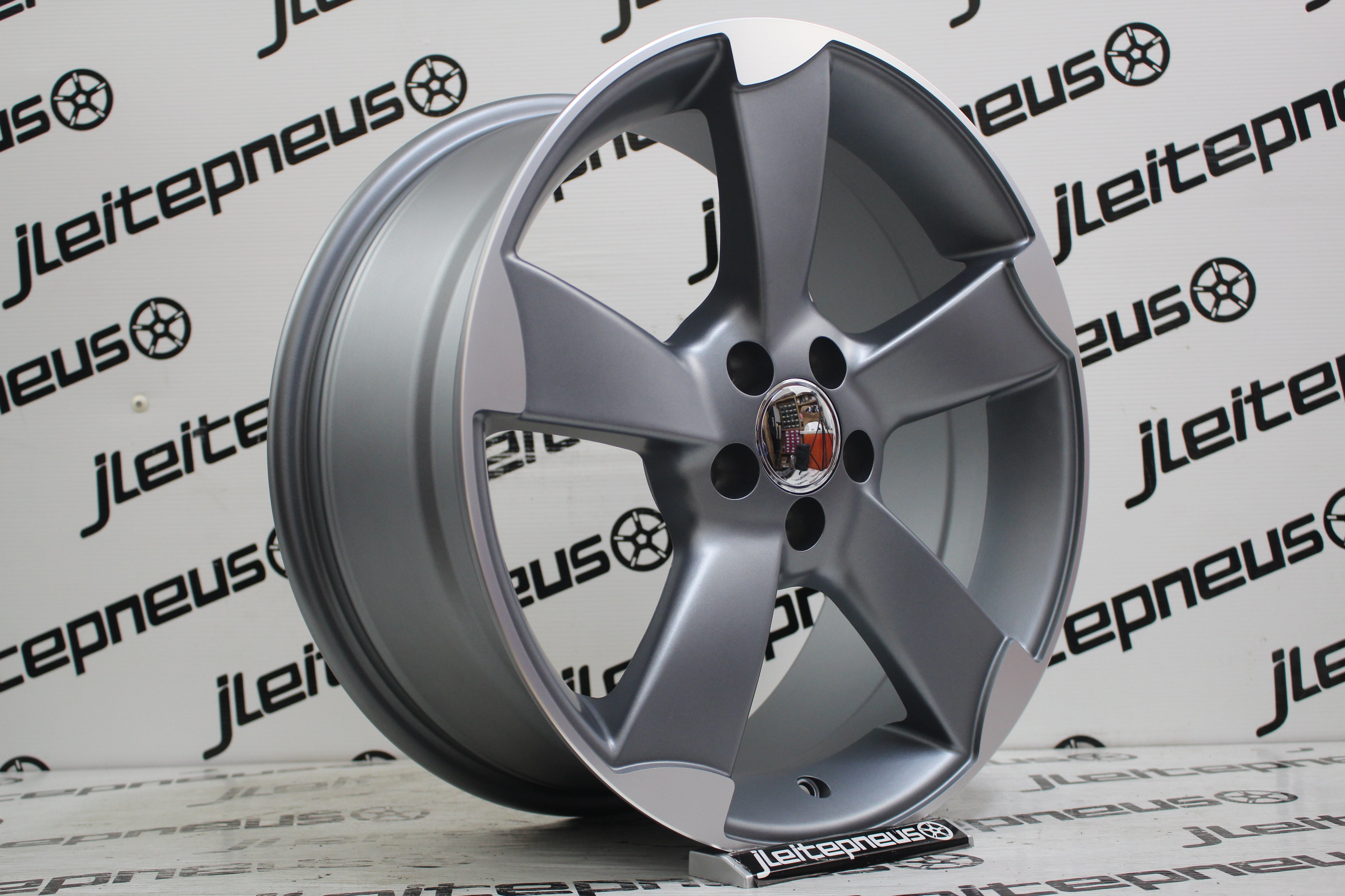 Jantes Novas Audi Rotor 17 5x100 7.5 ET35 - Fazemos Montagem/Envio