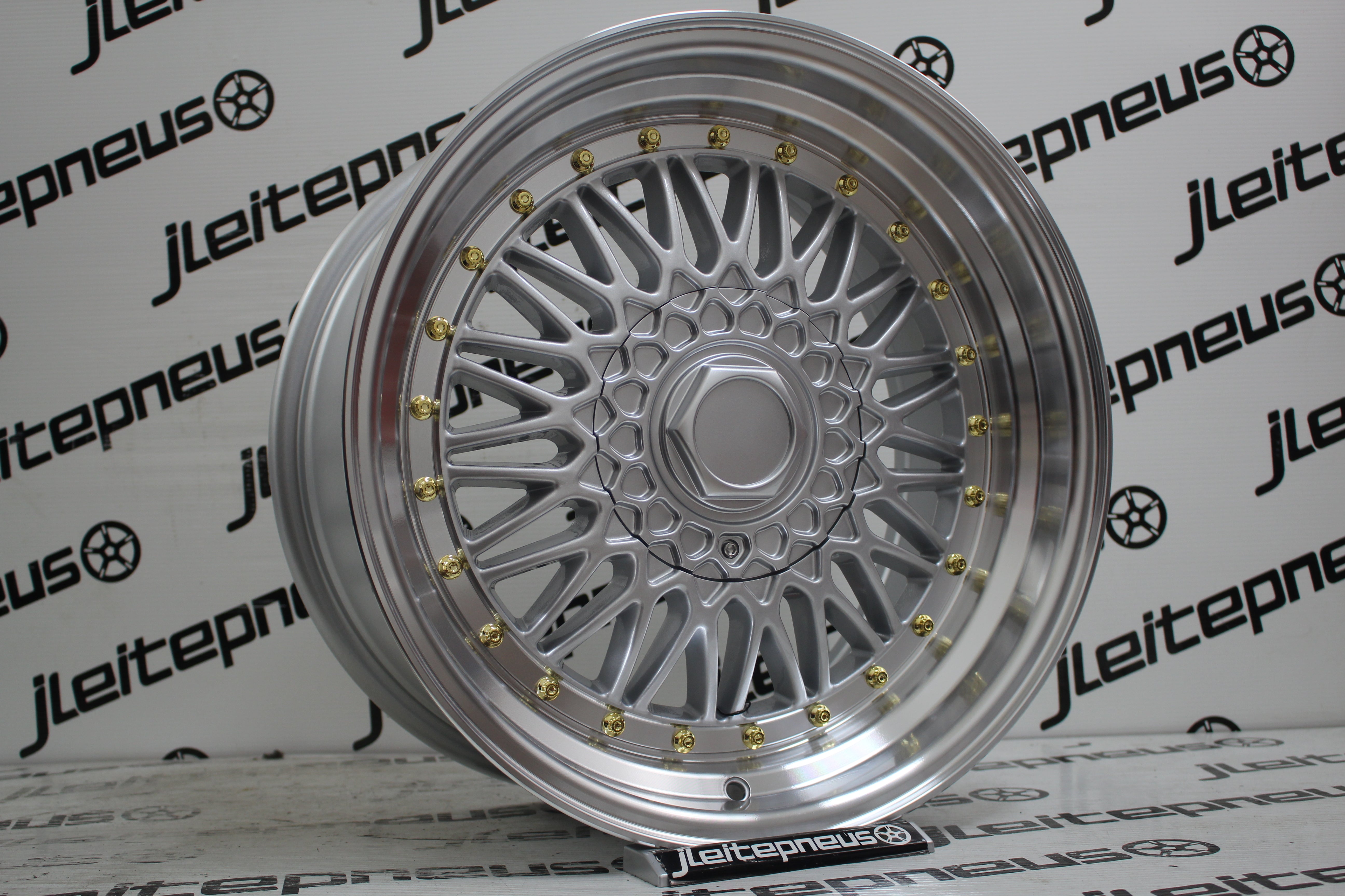 Jantes Novas Japan Racing JR9 17 4x100/108 8.5 ET20 - Fazemos Montagem/Envio