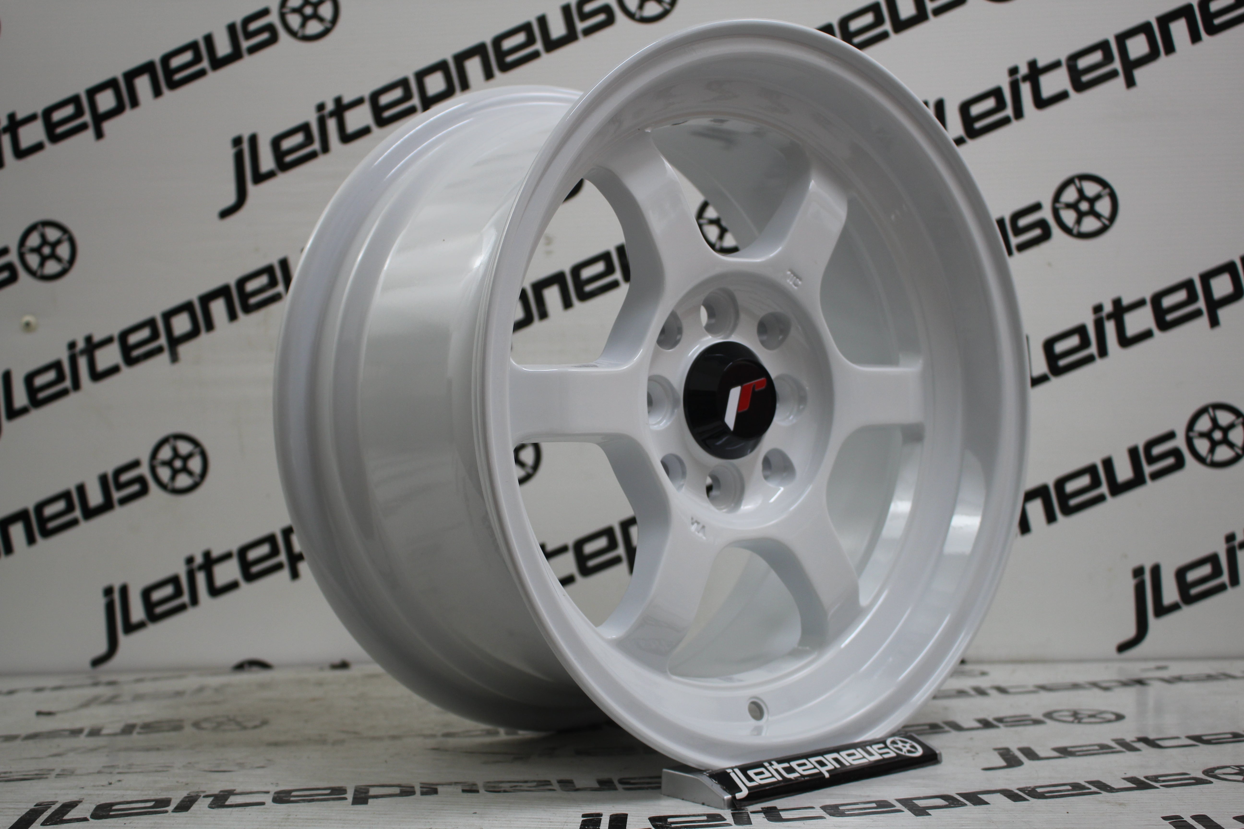 Jantes Novas Japan Racing JR12 15 4x100/114.3 7.5 ET26 - Fazemos Montagem/Envio