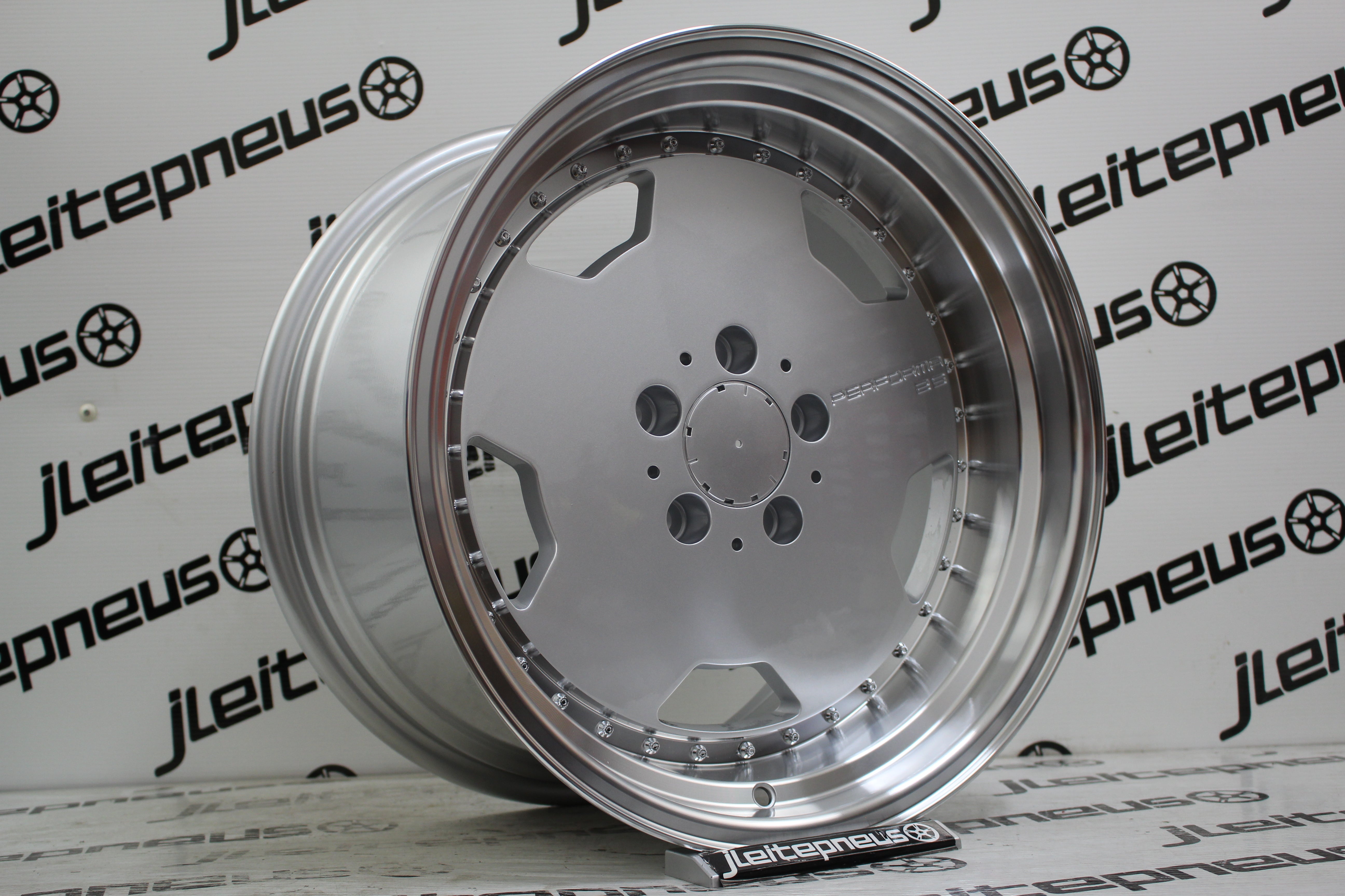 Jantes Mercedes Monoblock Performa 25 17 5x112 8+9.5 ET25 - Fazemos Montagem/Envio