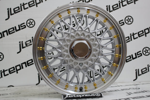 Jantes Novas Style BBS 14 4x100/114.3 5.5 ET30 - Fazemos Montagem/Envio