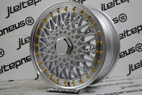 Jantes Novas Style BBS 14 4x100/114.3 5.5 ET30 - Fazemos Montagem/Envio