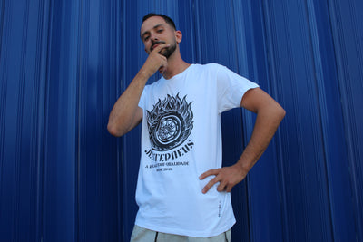 T-Shirt Branca J. Leite Pneus - A Rodar com Qualidade desde 2010 - G2