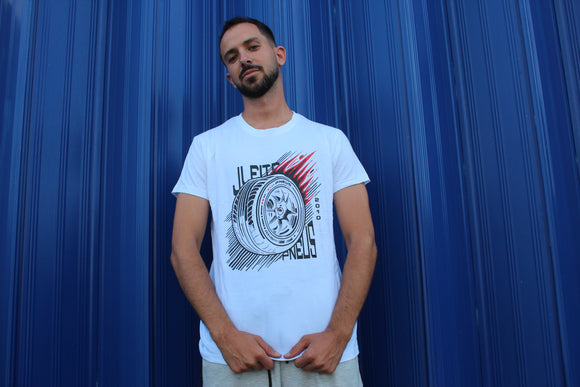 T-Shirt Branca J. Leite Pneus - A Rodar com Qualidade desde 2010 - G1