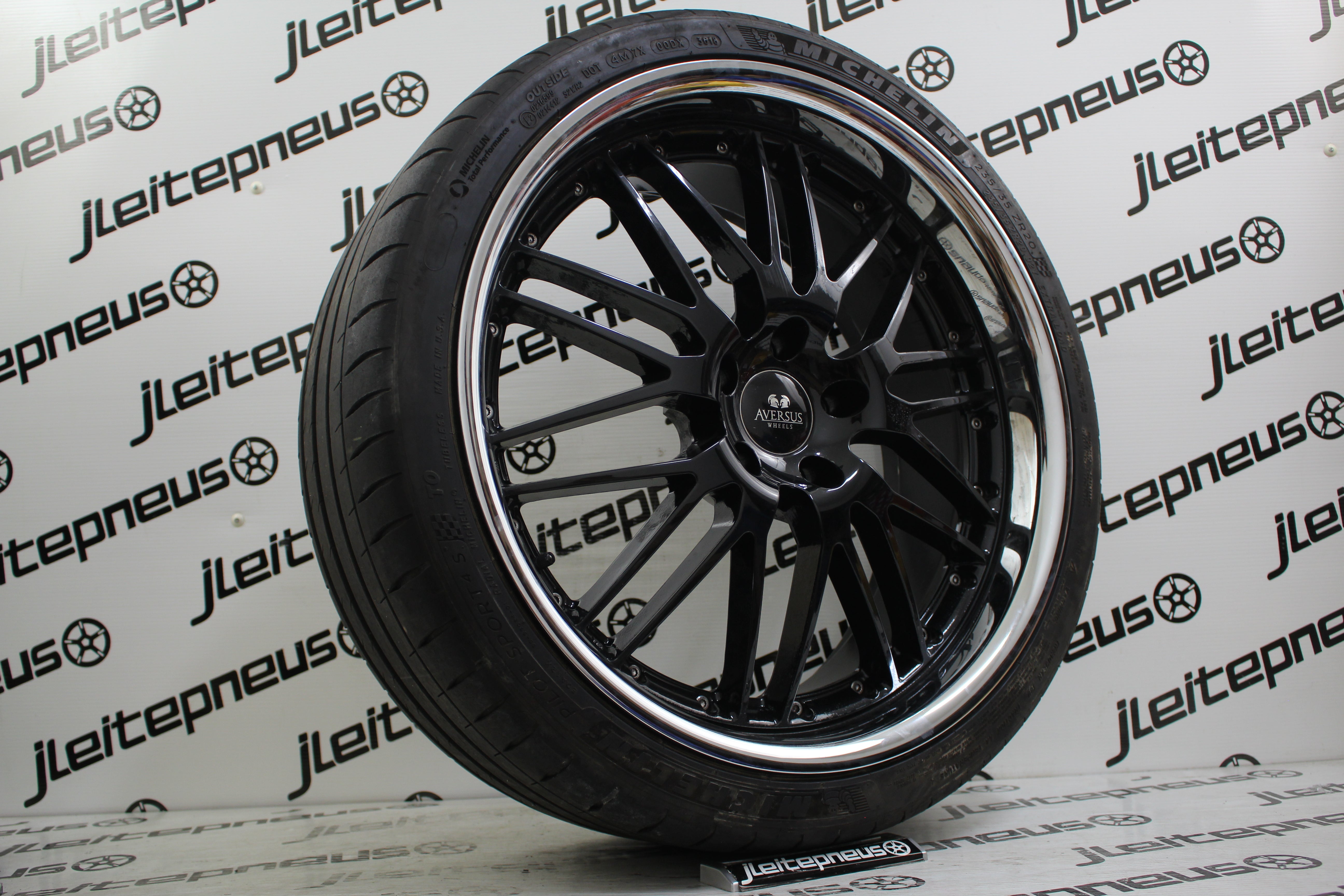 Jantes Aversus Diana 20 5x112 8.5 ET35 + Pneus Michelin PS4 S 235/35/20 - Fazemos Montagem/Envio