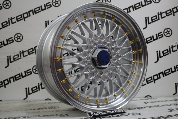 Jantes Novas Style BBS RS 15 4x100/108 6.5 ET23 - Fazemos Montagem/Envio