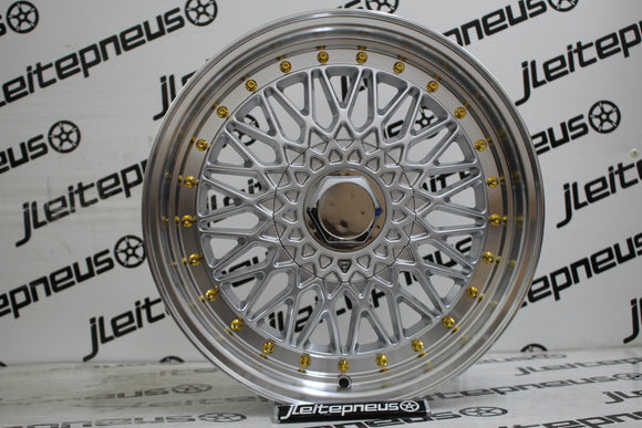 Jantes Novas Style BBS RS 15 4x100/108 6.5 ET23 - Fazemos Montagem/Envio