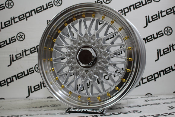 Jantes Novas Style BBS RS 15 4x100/108 6.5 ET23 - Fazemos Montagem/Envio