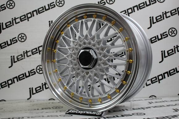Jantes Novas Style BBS RS 15 4x100/108 6.5 ET23 - Fazemos Montagem/Envio