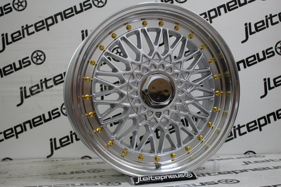 Jantes Novas Style BBS RS 16 5x100/112 7 ET30 - Fazemos Montagem/Envio
