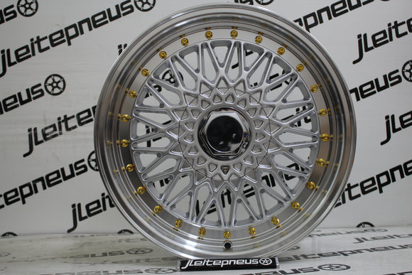 Jantes Novas Style BBS RS 16 5x100/112 7 ET30 - Fazemos Montagem/Envio