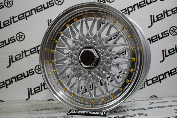 Jantes Novas Style BBS RS 16 5x100/112 7 ET30 - Fazemos Montagem/Envio