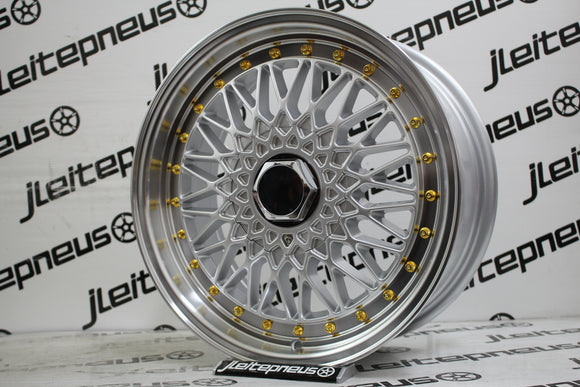 Jantes Novas Style BBS RS 16 5x100/112 7 ET30 - Fazemos Montagem/Envio