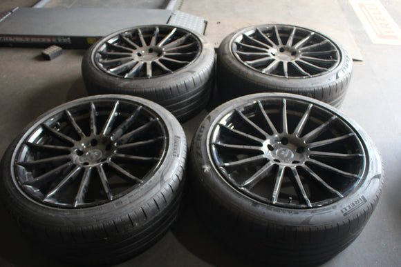 Jantes Aversus 22 5x127 10.5 ET42 + Pneus Pirelli P-Zero 275/40/22 - Fazemos Montagem/Envio