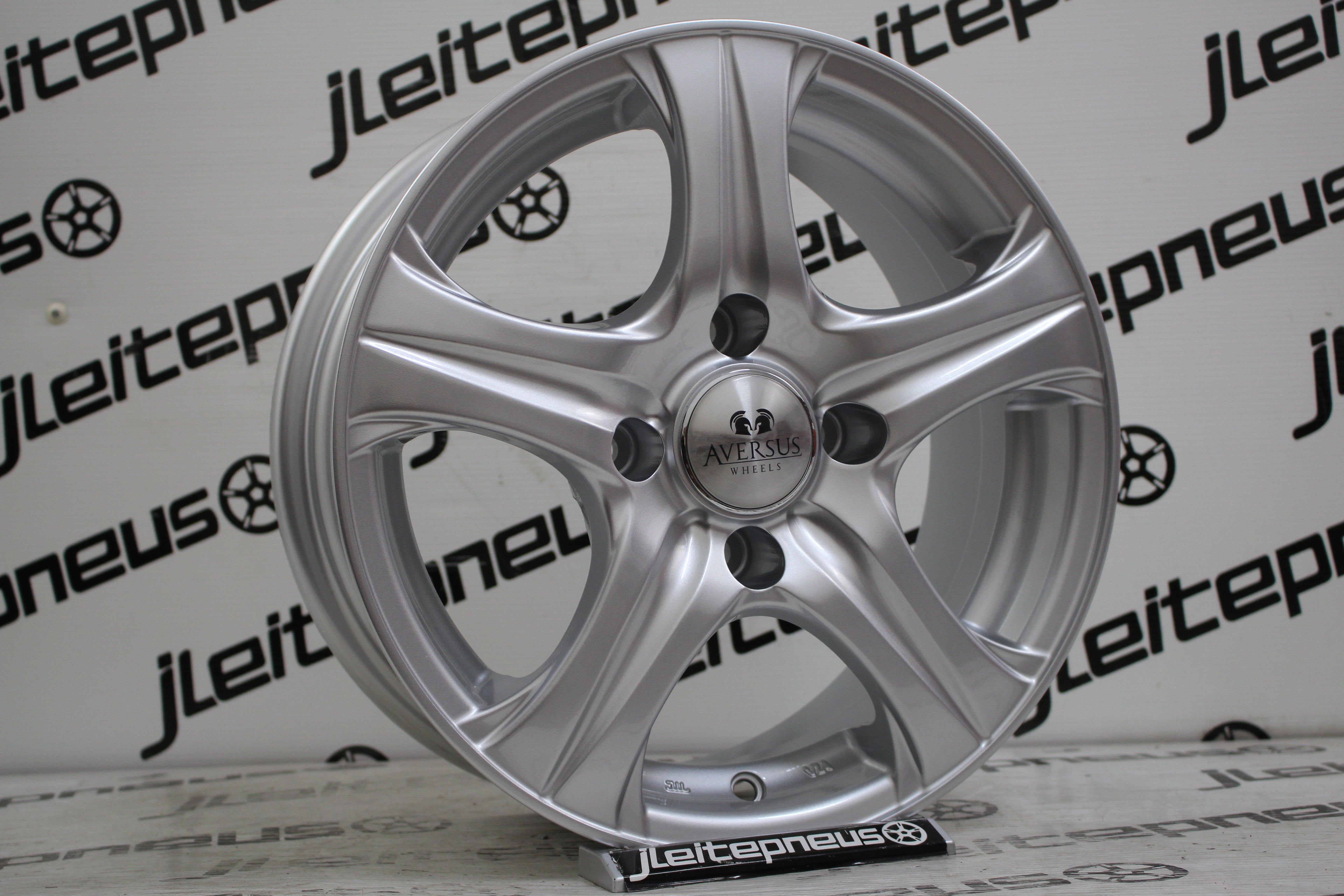 Jantes Novas Originais Aversus 14 4x108 6 ET20 - Fazemos Montagem/Envio
