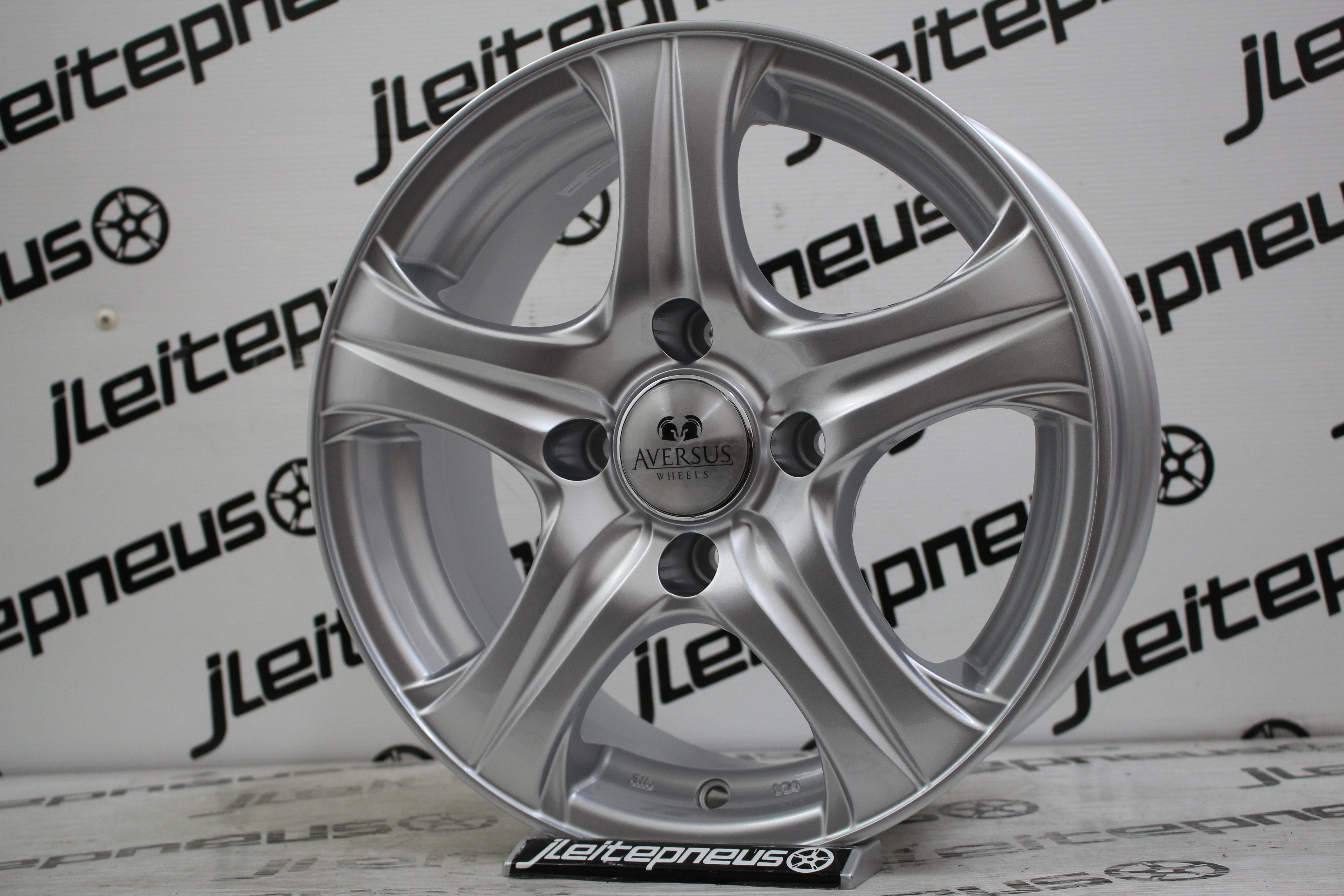 Jantes Novas Originais Aversus 14 4x108 6 ET20 - Fazemos Montagem/Envio