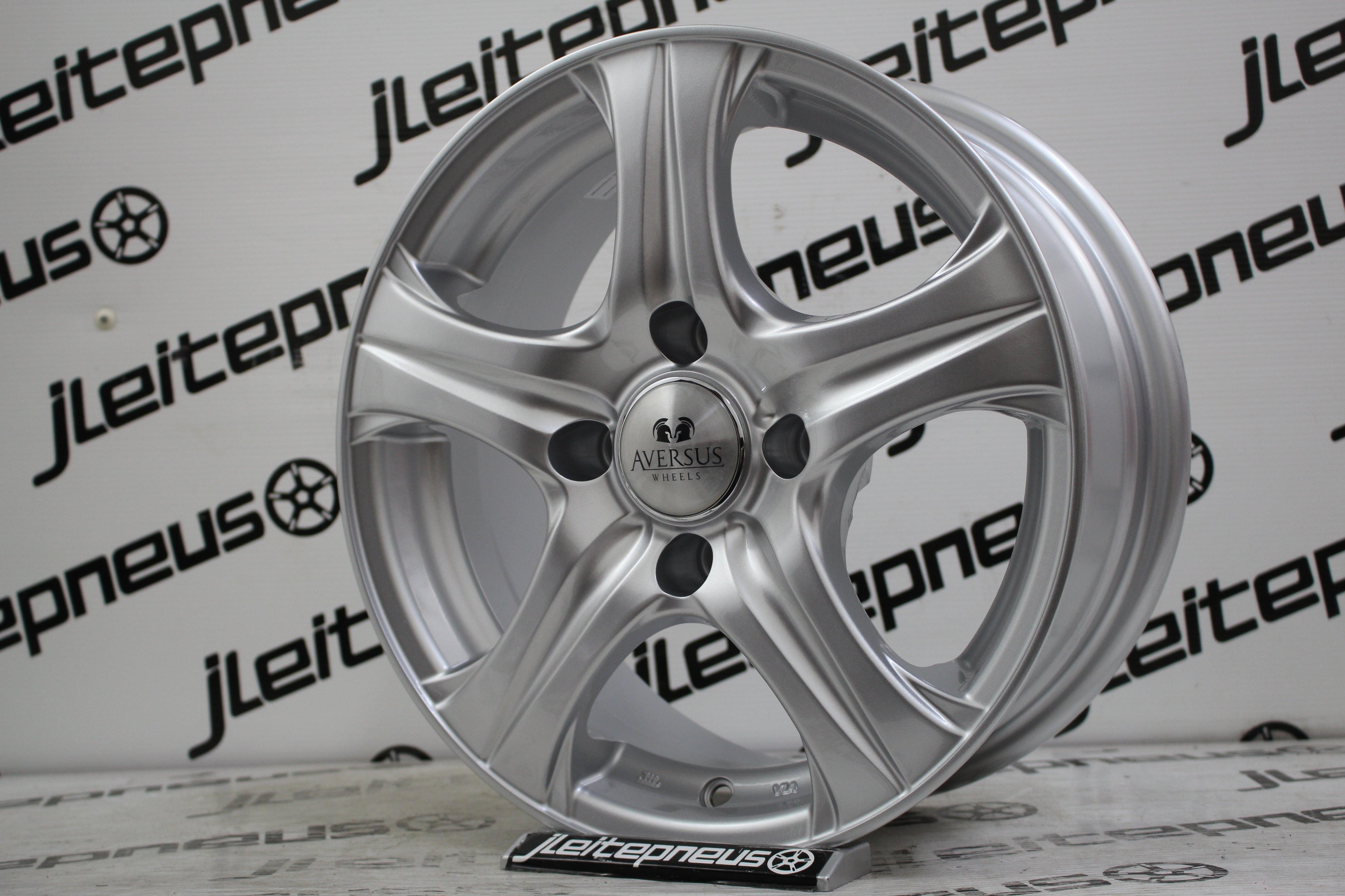 Jantes Novas Originais Aversus 14 4x108 6 ET20 - Fazemos Montagem/Envio