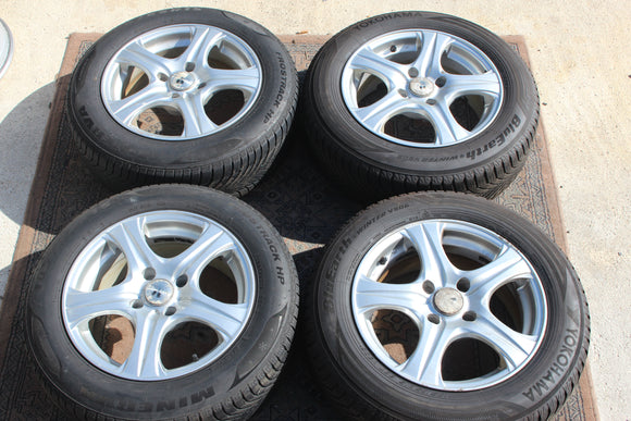 Jantes Originais Aversus 15 4x108 6.5 ET25 + Pneus 185/65/15 - Fazemos Montagem/Envio