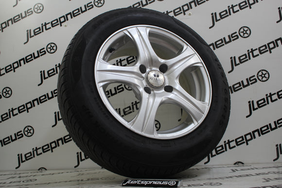 Jantes Originais Aversus 15 4x108 6.5 ET25 + Pneus 185/65/15 - Fazemos Montagem/Envio