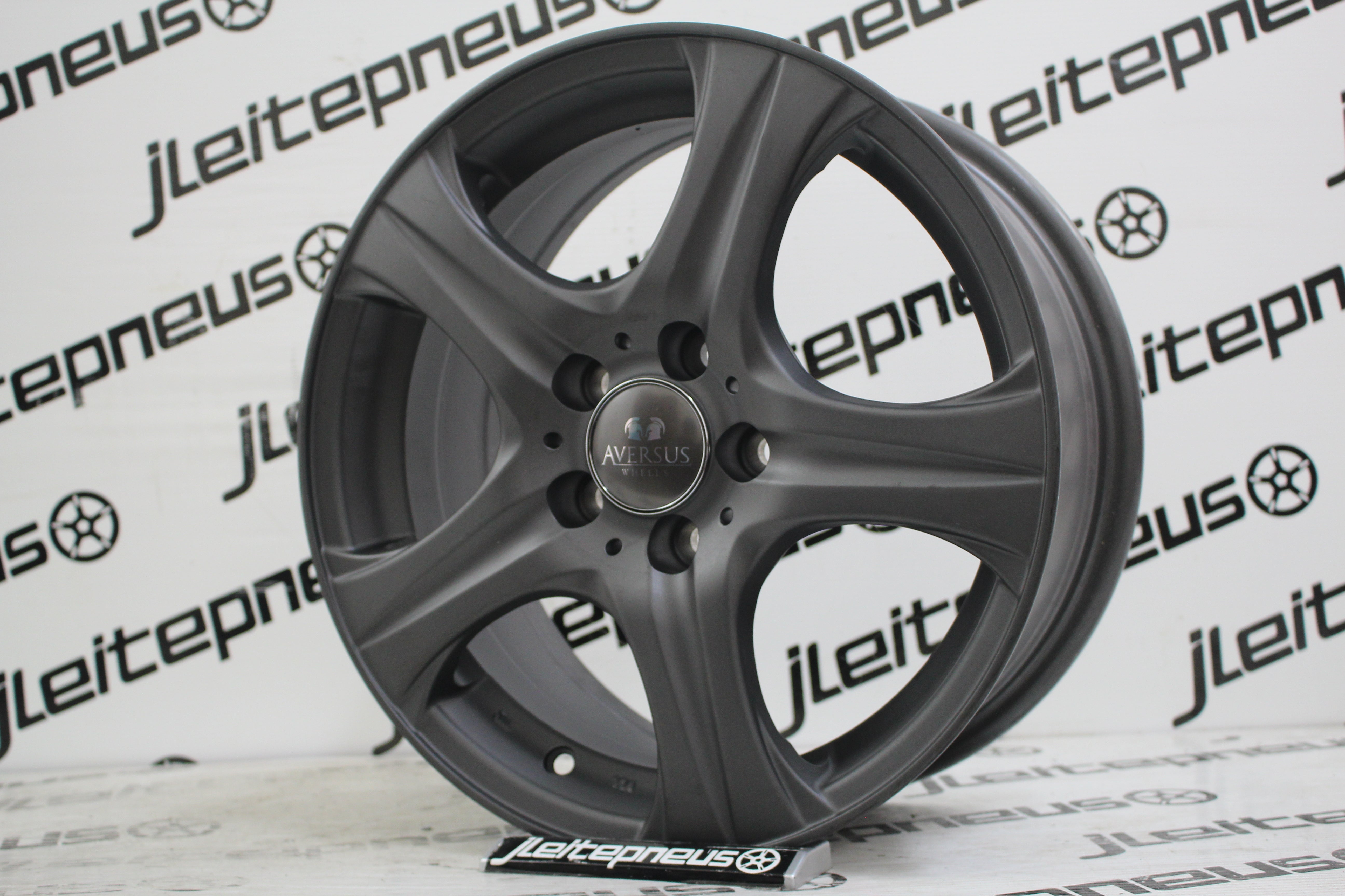 Jantes Originais Aversus 15 5x100 6.5 ET35 - Fazemos Montagem/Envio