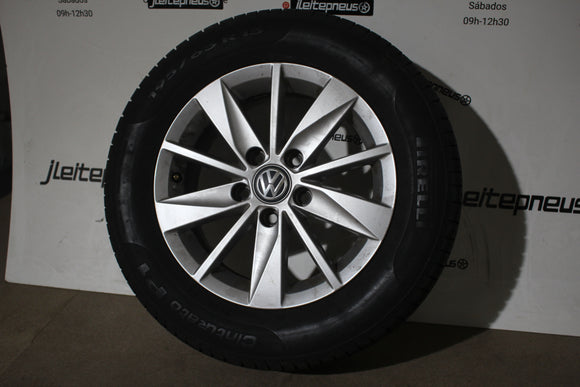 Jantes Originais VW 15 5x112 6 ET45 + Pneus Pirelli 195/65/15 - Fazemos Montagem/Envio