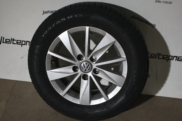 Jantes Originais VW 15 5x112 6 ET45 + Pneus Pirelli 195/65/15 - Fazemos Montagem/Envio