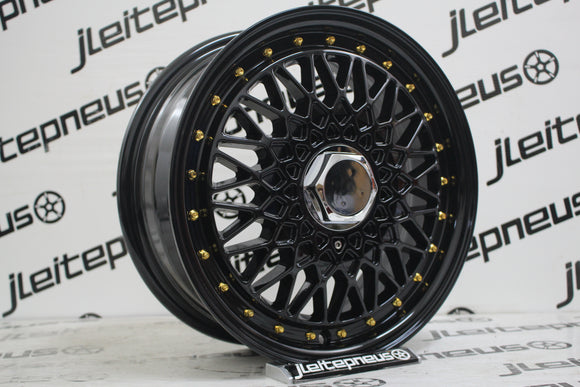 Jantes Novas Style BBS 14 4x100/114.3 5.5 ET30 - Fazemos Montagem/Envio