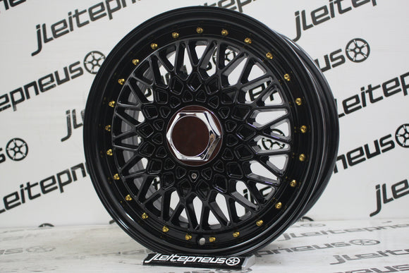 Jantes Novas Style BBS 14 4x100/114.3 5.5 ET30 - Fazemos Montagem/Envio