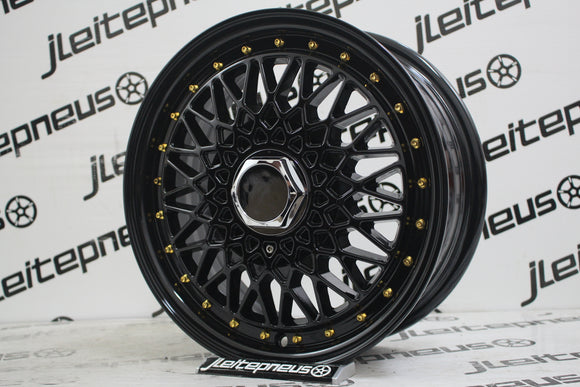Jantes Novas Style BBS 14 4x100/114.3 5.5 ET30 - Fazemos Montagem/Envio