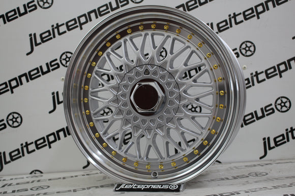 Jantes Novas Style BBS 16 4x100/114.3 6.5 ET30 - Fazemos Montagem/Envio