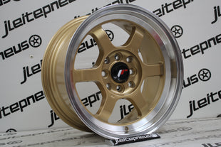 Jantes Novas Japan Racing JR12 15 4x100/114.3 7.5 ET26 - Fazemos Montagem/Envio