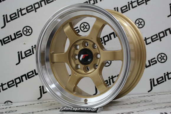 Jantes Novas Japan Racing JR12 15 4x100/114.3 7.5 ET26 - Fazemos Montagem/Envio