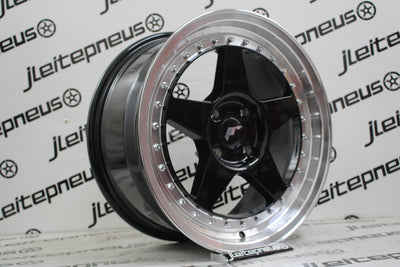 Jantes Novas Japan Racing JR6 17 4x108 8 ET20 - Fazemos Montagem/Envio