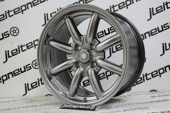 Jantes Novas Look Minilight 15 4x100 8 ET25 - Fazemos Montagem/Envio