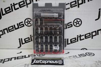 Kit Porcas Longas JR 12x1.25 JN4 - Black - 0