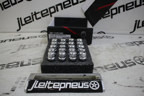 Kit Parafusos Japan Racing 12x1.25 - Chrome