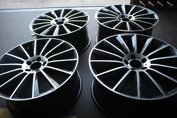 Jantes Mercedes Turbine 20 5x112 8.5+9.5 ET45 - Fazemos Montagem/Envio