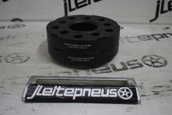Kit Alargadores Usados Japan Racing 2.5cm 5x100/112 57.1 - Fazemos Montagem/Envio