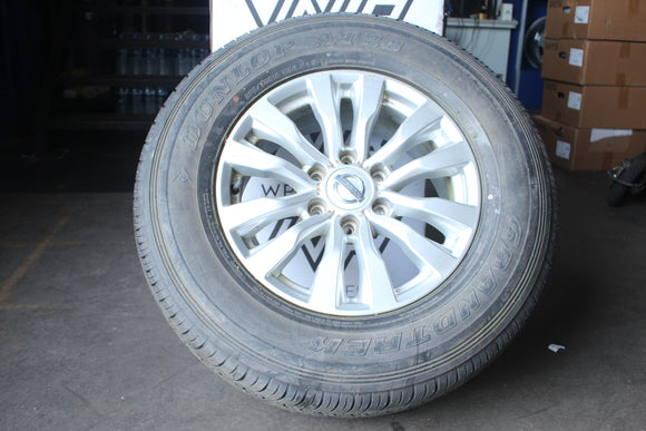 Jantes Originais Nissan 18 6x139.7 + Pneus Dunlop 265/70/18 - Fazemos Montagem/Envio