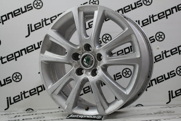 Jantes Originais Skoda 17 5x112 7 ET54 - Fazemos Montagem/Envio