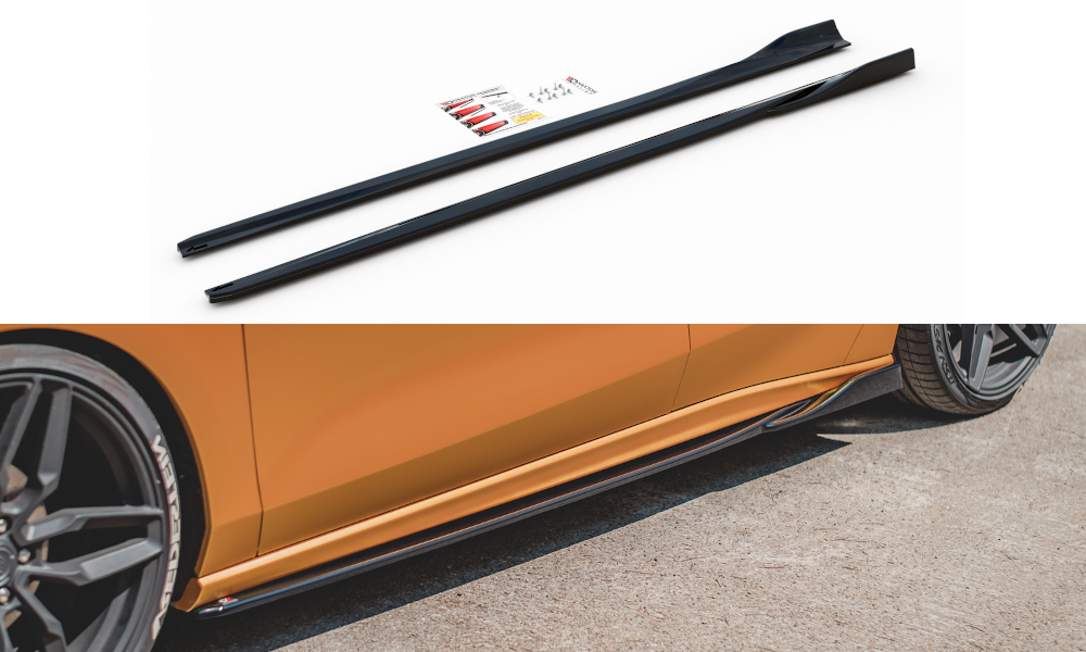 Side Skirts Diffusers V.4 Ford Focus ST / ST-Line Mk4