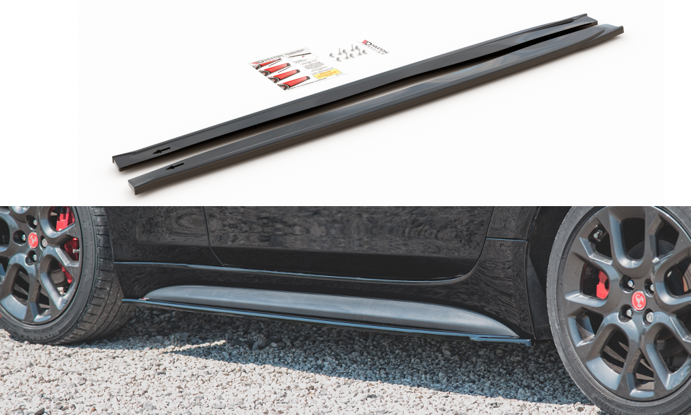 Side Skirts Diffusers Fiat 124 Spider Abarth