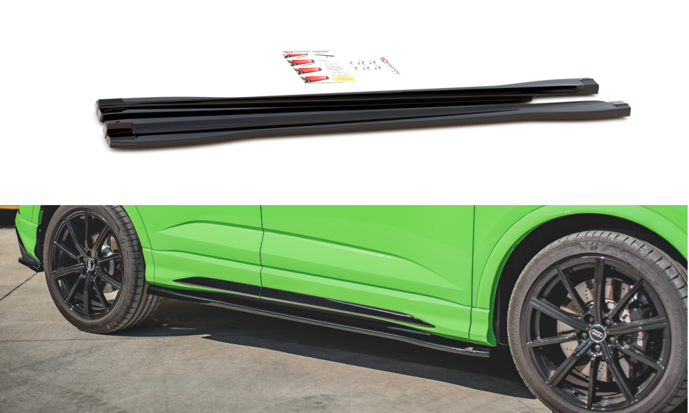 Side Skirts Diffusers Audi RSQ3 / Q3 S-Line F3