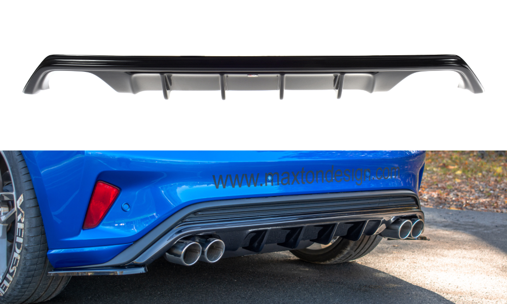 Rear Valance with Exhaust Ford Focus MK4 St-line