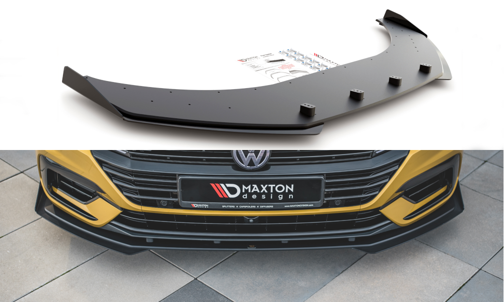 Racing Durability Front Splitter + Flaps Volkswagen Arteon R-Line