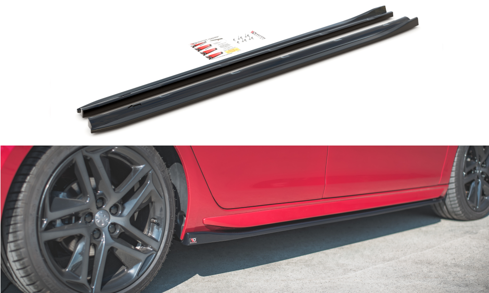 Side Skirts Diffusers Peugeot 308 GT Mk2 Facelift